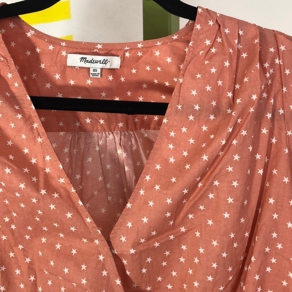 NWOT Madewell stars shirt with 3/4 sleeves… - Picture 5 of 6